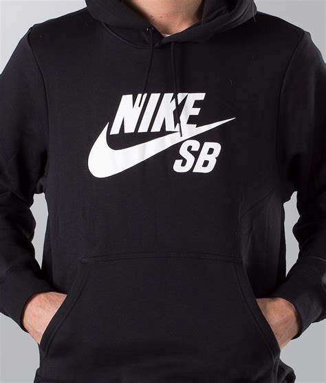 Nike Sb Icon Po Essential Hoodie Herren Blackwhite Schwarz