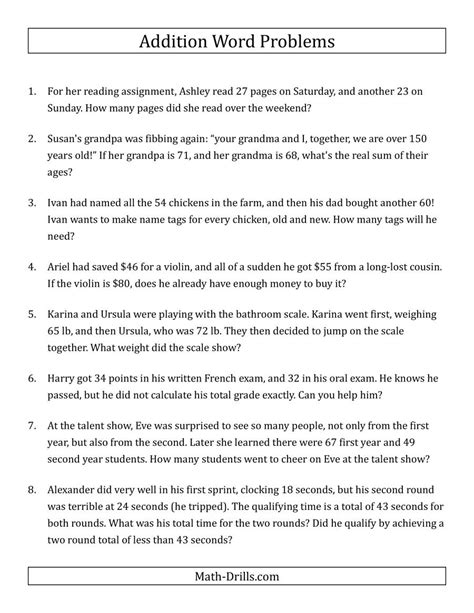 2 Digit Multiplication Word Problems Worksheet Free Printable