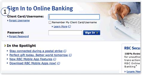 Sign In to RBC Online Banking - Royal Bank of Canada Personal Banking ...