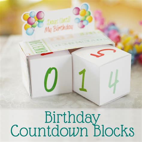 Birthday Countdown Blocks Free Printable Sweet Anne Designs