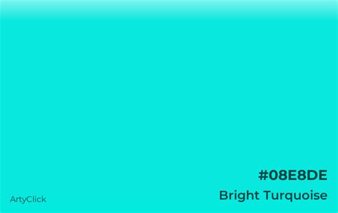 Bright Turquoise Color Artyclick