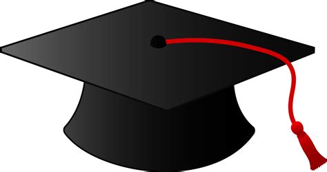Graduation Cap Red Tassel Clipart Full Size Clipart 5489360 Pinclipart