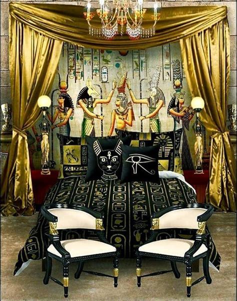32 Egyptian Bedroom Ideas To Bring Ancient Charm To Your Room