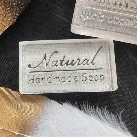 Natural Handmade Soap Soap Stamp Acrylic Soap Stamp Etsy Handmade