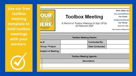 Printable Toolbox Talk Template