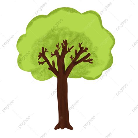 녹색 나무 일러스트 그림 봄 삽화 나무 삽화 나무 클립 아트 Png 일러스트 및 Psd 이미지 무료 다운로드 Pngtree