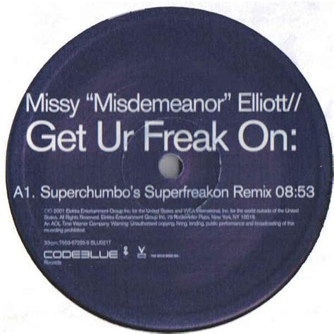 Missy Misdemeanor Elliott Get Ur Freak On 2001 Vinyl Discogs