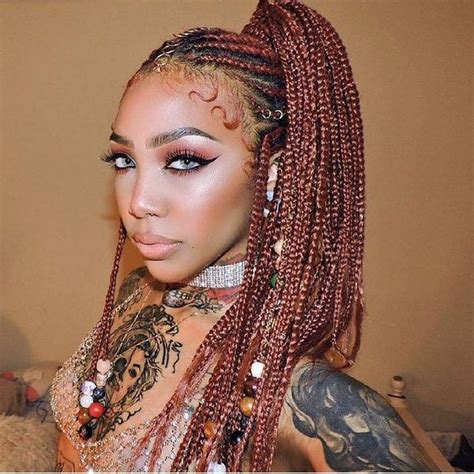 Box Braids Hairstyles Cool And Funky Hairdos That Rock