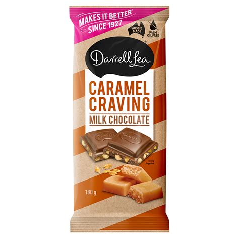 Milk Chocolate Caramel Craving Block 180g Darrell Lea