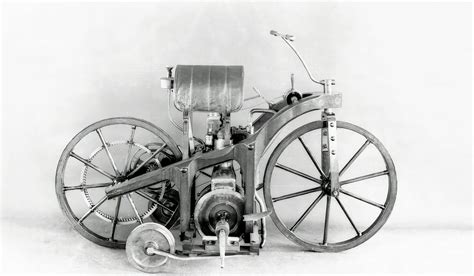 1885 Daimler Reitwagen Daimler Einspur Worlds 1st Motorcycle In