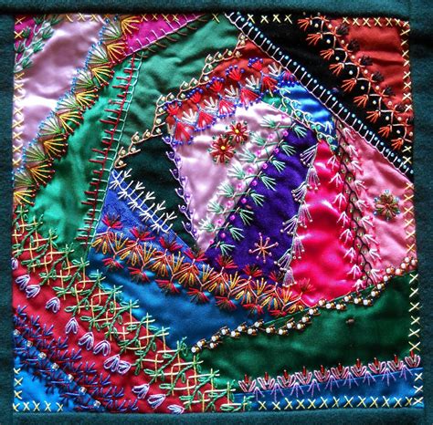 How To Make Crazy Quilt Started This Quilt I Didn T Have Any Idea How To Make A Crazy Qu