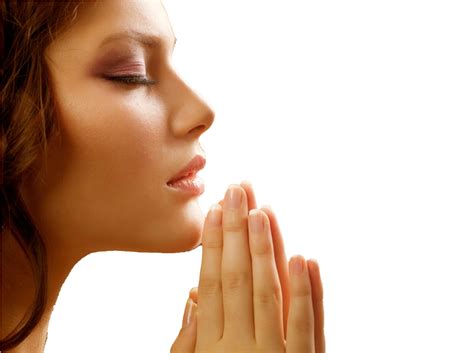 Black Woman Praying PNG