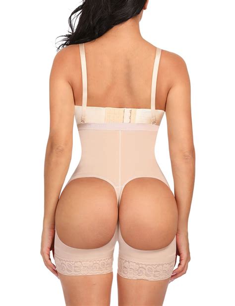 Functional Nude Strengthen 3 Layers Buttless Plus Size Body Shaper