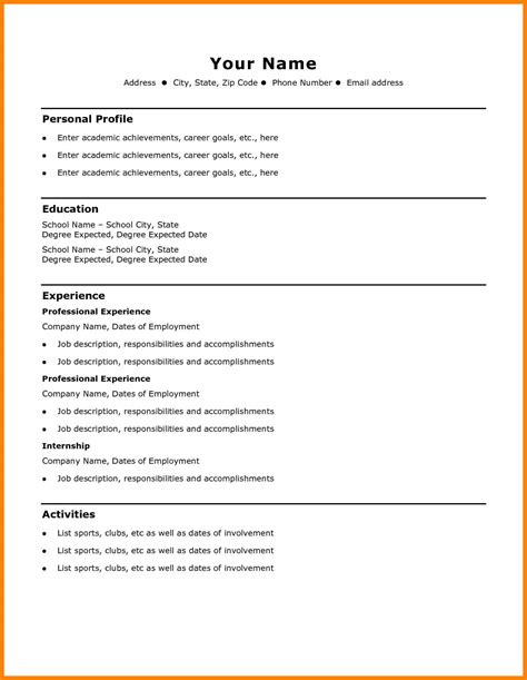 Free Resume Templates For Microsoft Word Download Homevolf