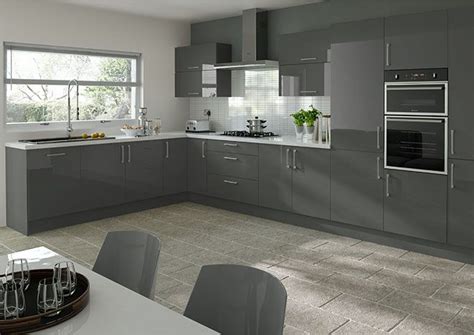 Find the best gray cabinets at the lowest price from top brands like ikea, hampton bay & more. Gloss Grey Kitchen | High gloss kitchen cabinets, Gloss ...