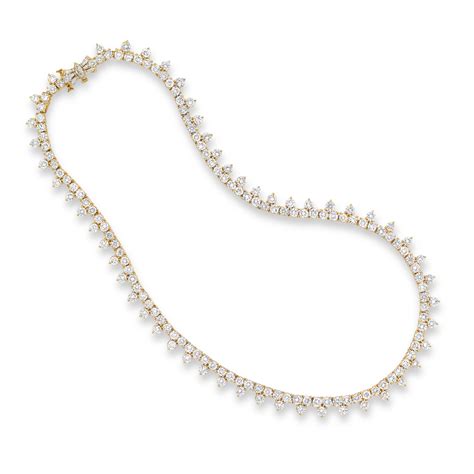 A Diamond Necklace By Harry Winston