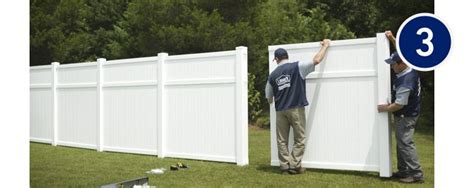 Installing a fence yourself can save significant labor costs; Fencing Installation from Lowe's