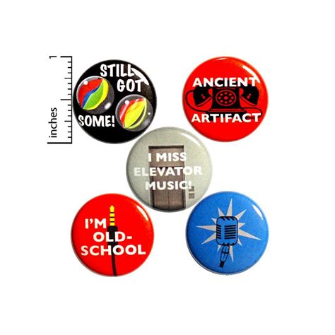 Funny Buttons Cool Vintage Style Pins For Backpacks Or Jackets Lapel