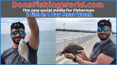 Ocean Fishing California Fantail Turbot And Walleye Surfperch Youtube