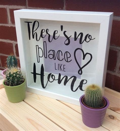 Maybe you would like to learn more about one of these? There's No Place Like Home Box Frame Wizard Of Oz Quote ...