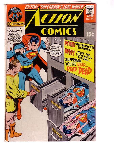 Action Comics 399 1971 Superman Dc Comics Neal Adams G Comic Books