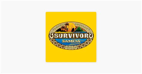 Survivor Season Samoa On Itunes