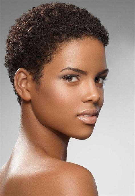 1.10 short curly cut with sweeping side bangs; Curling Afro Haircut - 25 Short Curly Afro Hairstyles ...