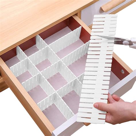 Diy Drawer Organizer For Clothes 4pc Adjustable Partition Drawer