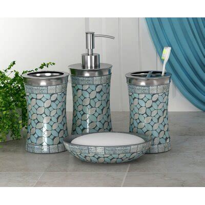 A pop of sparkle and color that makes a splashy statement. Bathroom Accessories You'll Love in 2019 | Wayfair