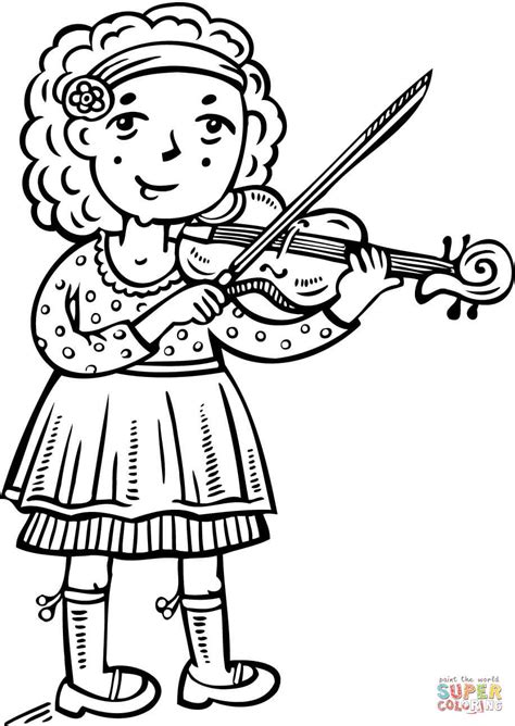 10,000+ learning activities, games, books, songs, art, and much more! Ausmalbild: Mädchen spielt Violine | Ausmalbilder ...