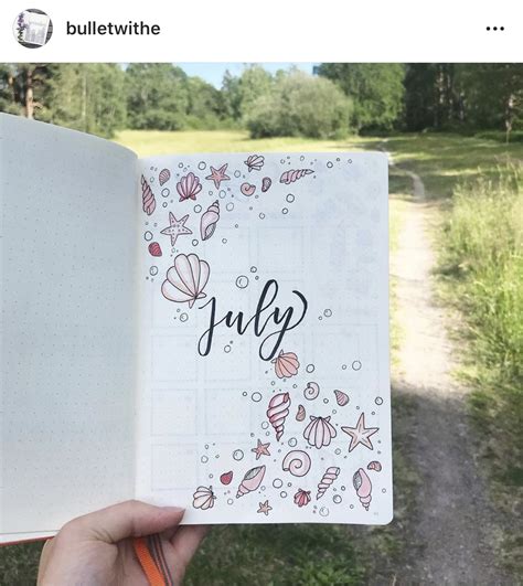 July Bullet Journal Inspiration Raes Daily Page
