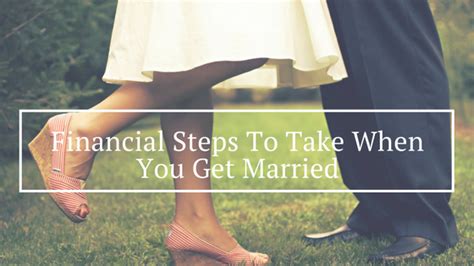 Financial Steps To Take Prior To Marriage Fintechfreedom