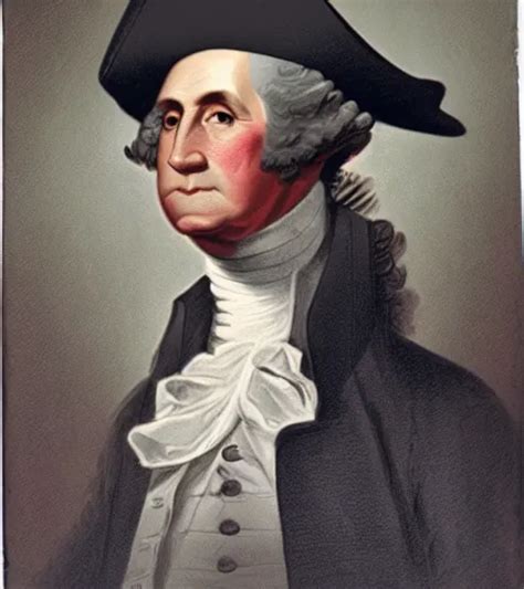George Washington Wearing A Maga Hat Stable Diffusion