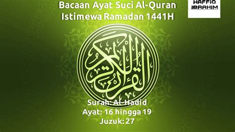 Majlis khatam al quran 30 juzuk secara bersanad nama peserta : Bacaan Ayat Suci Al-Quran Istimewa Ramadan 1441H | Juzuk ...