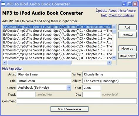 Mp3 To Ipod Audio Book Converter