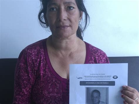 Madre Busca A Su Hijo Desaparecido El Diario Ecuador