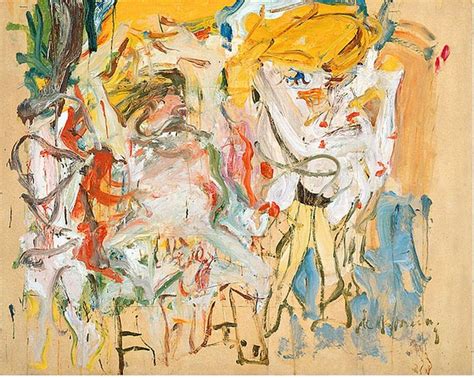 Willem De Kooning Two Figures In A Landscape 1968 추상 미술 그림