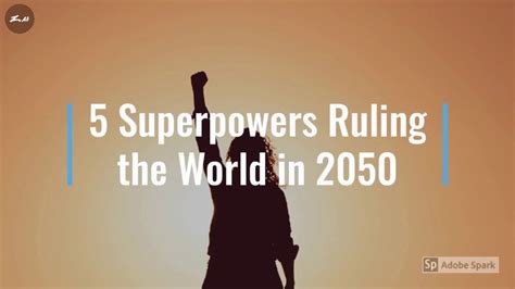 5 Superpowers Ruling The World In 2050 Youtube