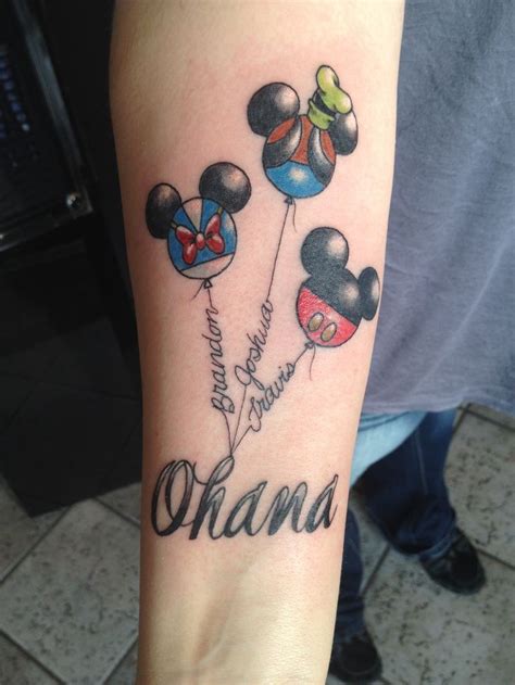 Mickey Mouse Balloon Tattoo Disney Disneytattoo Disneytattoos
