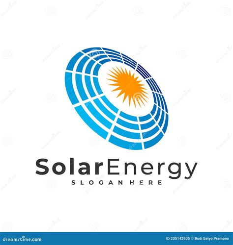 Solar Logo Vector Template Creative Sun Energy Logo Design Concepts