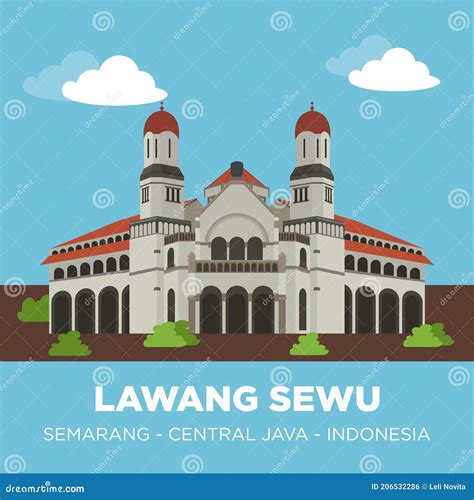 LAWANG SEWU is a Landmark in Semarang, Central Java, Indonesia, Built