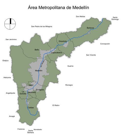 Filemapa Area Metropolitana De Medellinpng Wikipedia