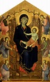 Duccio di Buoninsegna (1255/1260-1319) — Maestà.The Rucellai Madonna ...