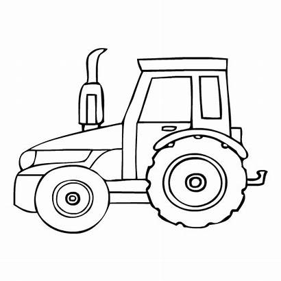 Coloring Tractor Pages