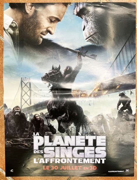 dawn of the planet of the apes movie poster 40x60cm 20th century fox 2014
