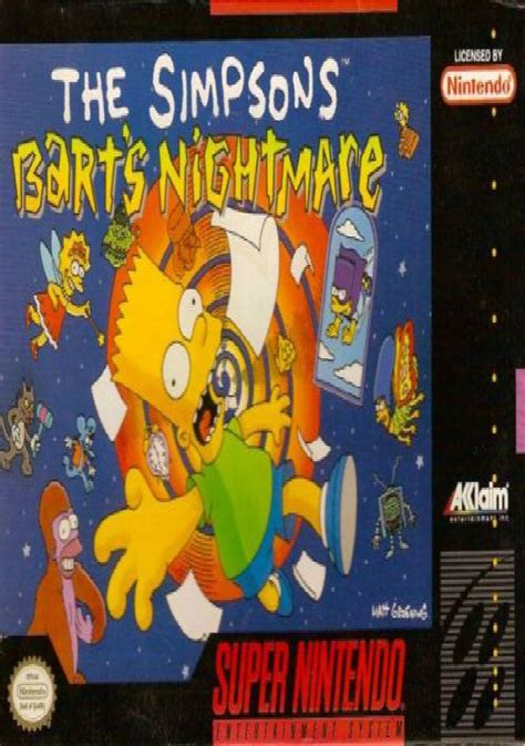 Simpsons The Barts Nightmare Rom Free Download For Snes Consoleroms