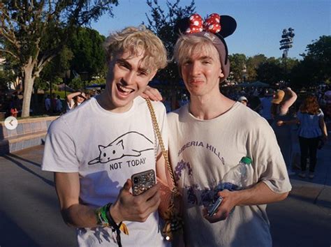 Albert And Zach In Disneyland D Albertflamingo Albert Twin Brothers