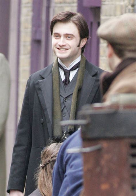 Pictures Of Daniel Radcliffe On Set Of The Woman In Black Popsugar