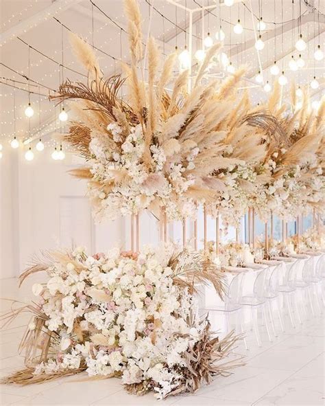 Pampas Grass Is Becoming An Increasingly Focal Point In Event Decor We