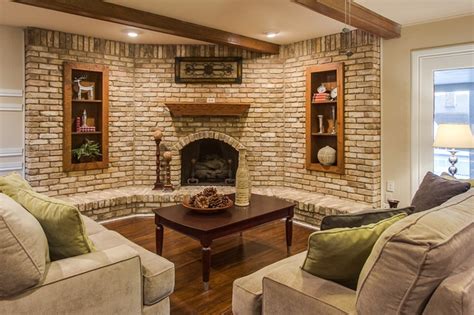 Your living room sofa and recliner chair can be angled for viewing tv, and next to the fireplace you can arrange a set of accent chairs for hosting. HomeStarStaging | Livingroom layout, Family room design ...